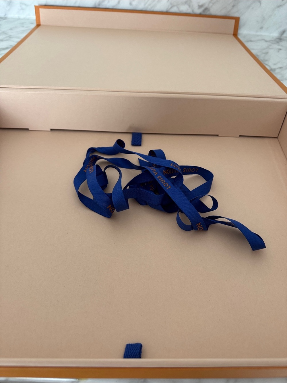 Louis Vuitton Orange and Black Logo Gift Box - Picture 2 of 6